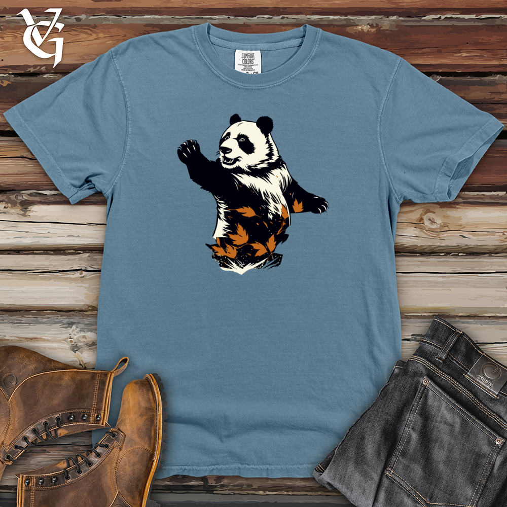 Panda Leaf Swirl Heavy Cotton Comfort Colors Tee