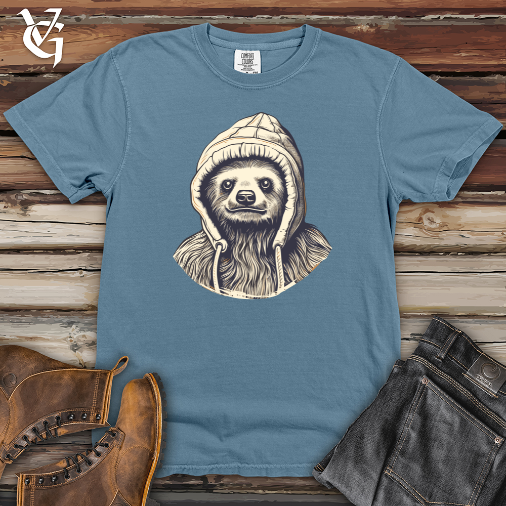 Retro Beanie Sloth Heavy Cotton Comfort Colors Tee