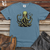 Vintage Cactus Octopus Heavy Cotton Comfort Colors Tee