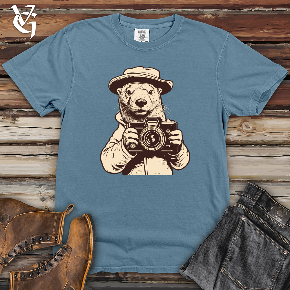 Otter Behind the Camera Clicks Heavy Cotton Comfort Colors Tee