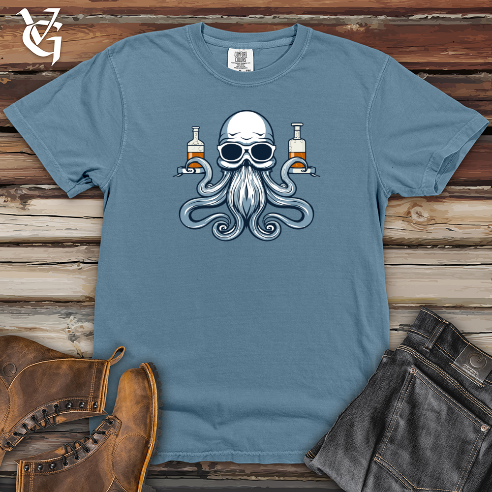 Curious Cephalopod Researcher Heavy Cotton Comfort Colors Tee