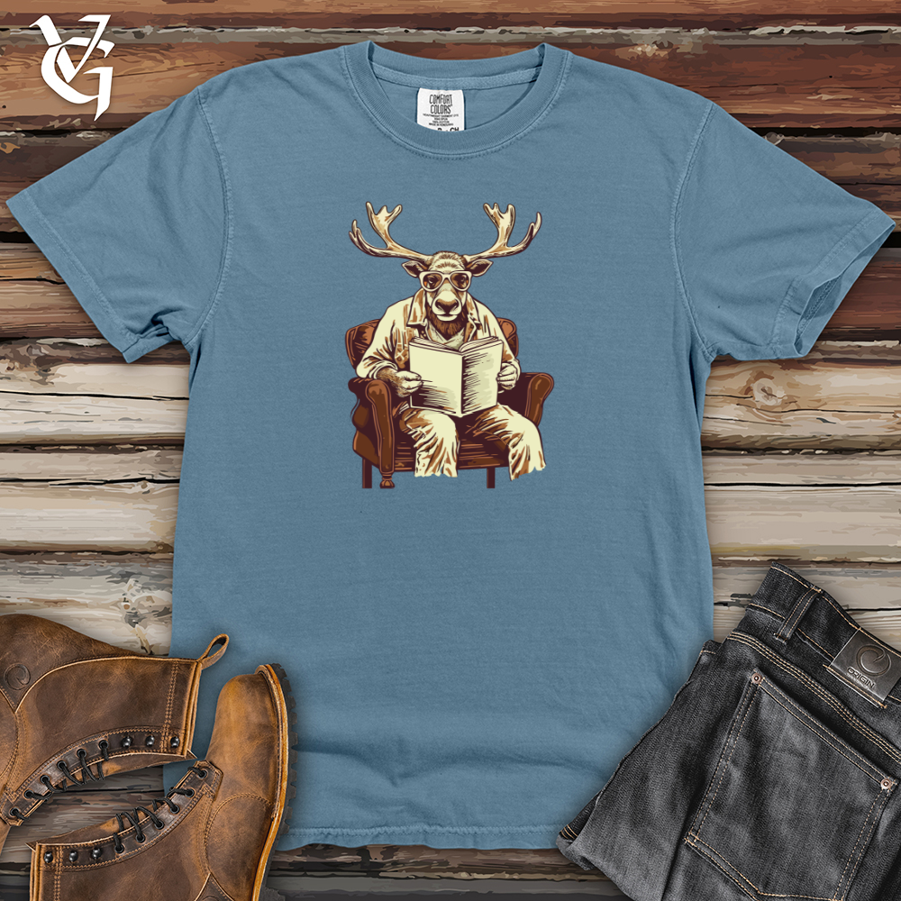 Cozy Moose Reader Heavy Cotton Comfort Colors Tee