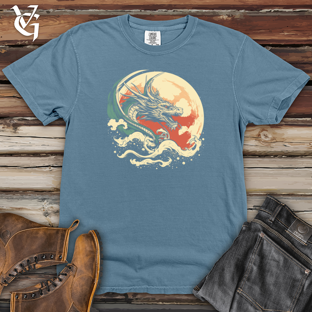Dragon's Cosmic Flight Journey Heavy Cotton Comfort Colors Tee