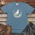 Flurry Feathered Egret Heavy Cotton Comfort Colors Tee