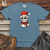 Vintage Santa Snowman Heavy Cotton Comfort Colors Tee