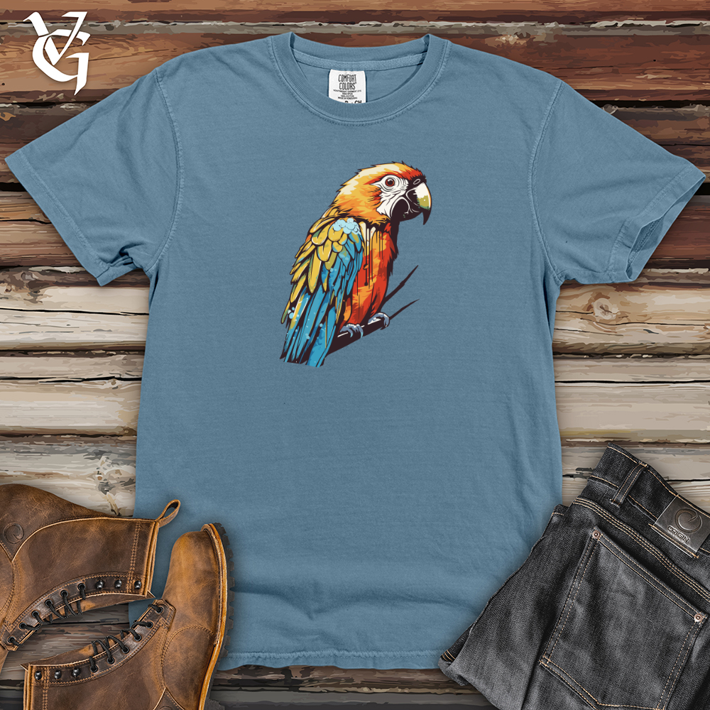 Tropical Rainstorm Parrot Heavy Cotton Comfort Colors Tee