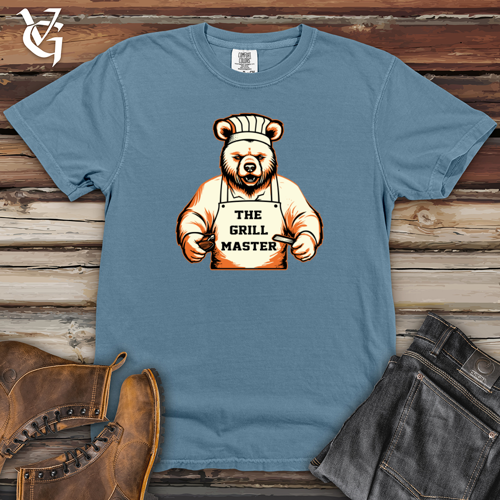 Grillmaster Bear Vintage 01 Heavy Cotton Comfort Colors Tee