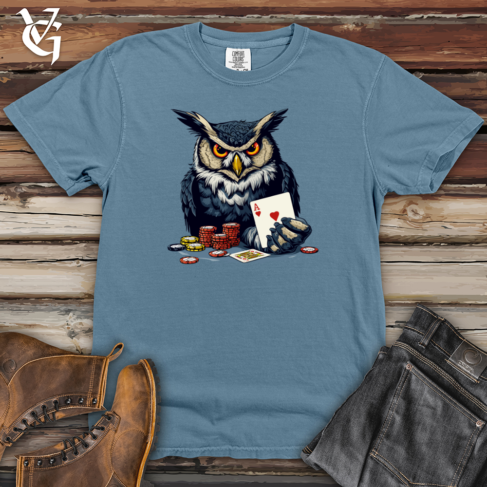Black Jack Owl Heavy Cotton Comfort Colors Tee