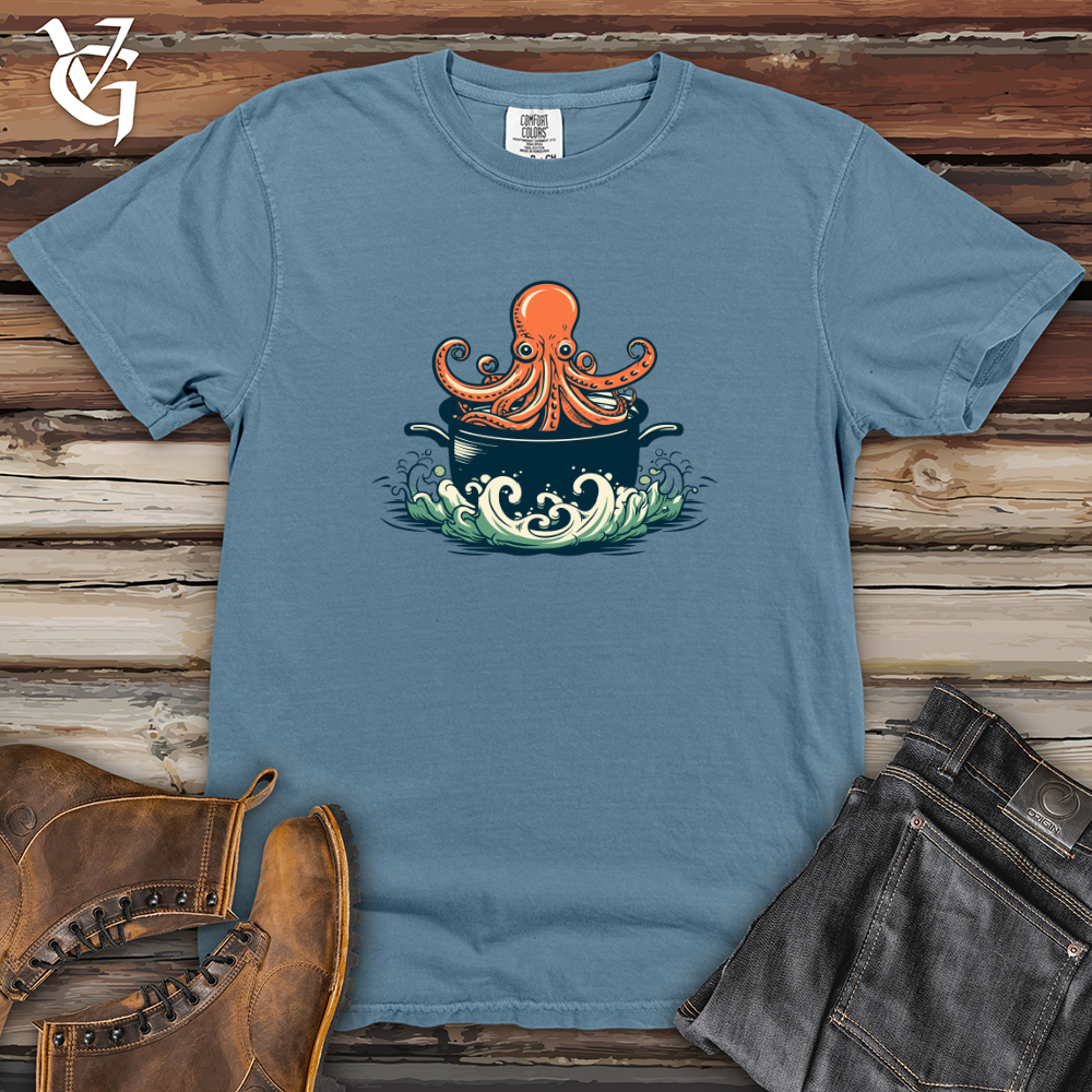 Octopus Soup Chef Heavy Cotton Comfort Colors Tee