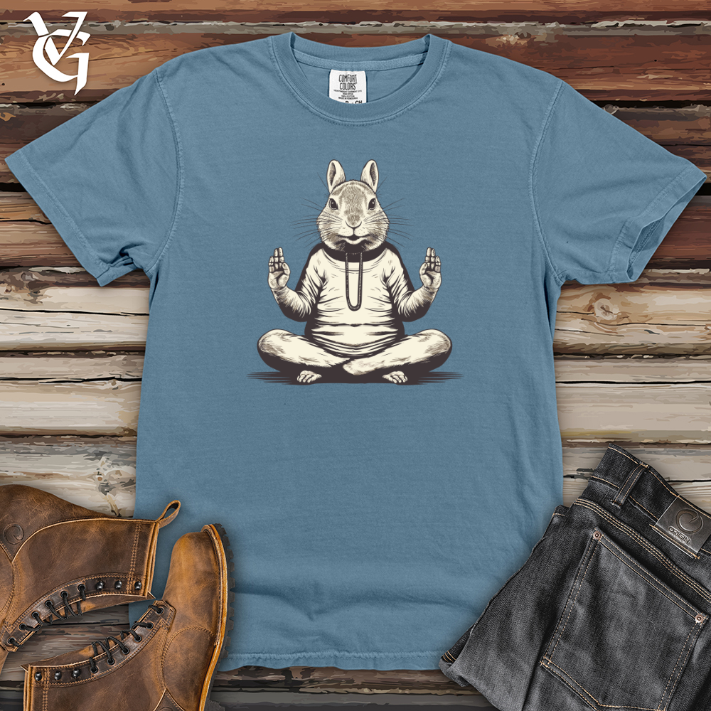 Bunny Meditation Calm Heavy Cotton Comfort Colors Tee