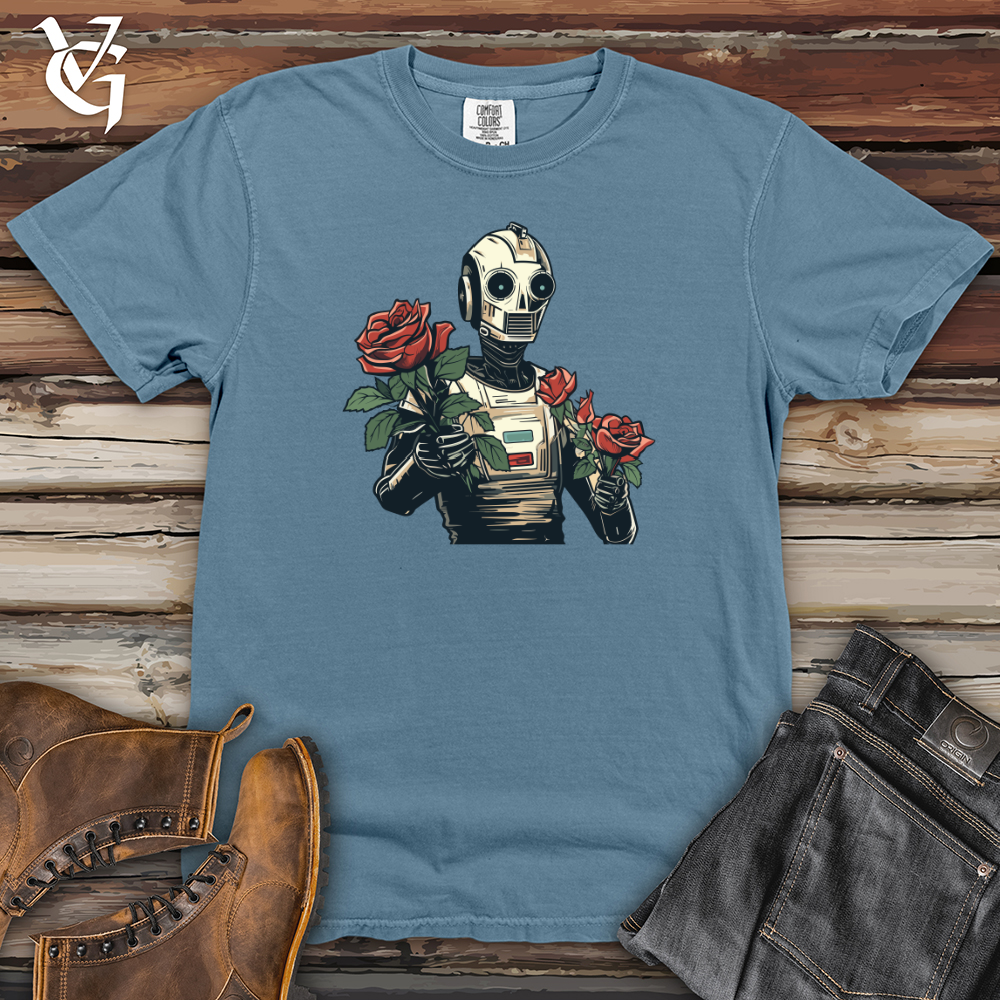 Robotic Blooms Heavy Cotton Comfort Colors Tee