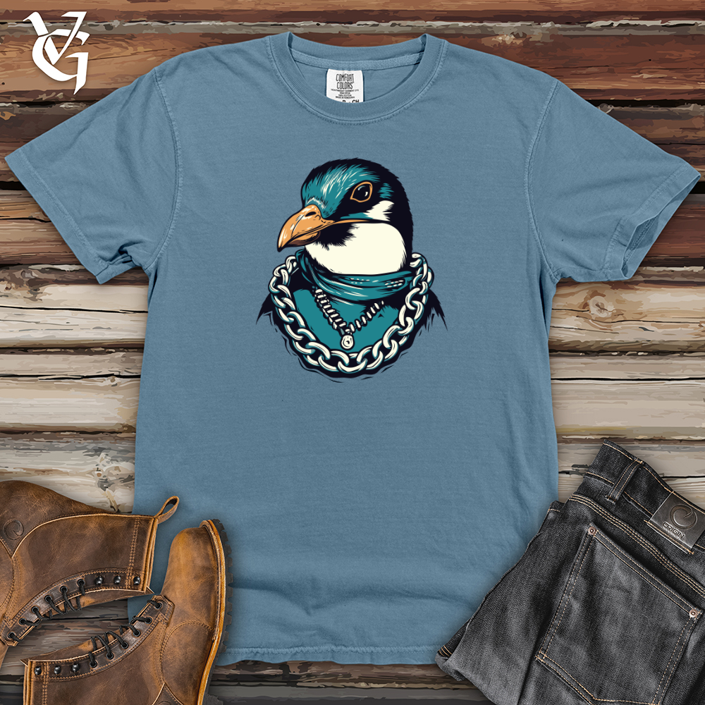 Penguin Bling Heavy Cotton Comfort Colors Tee