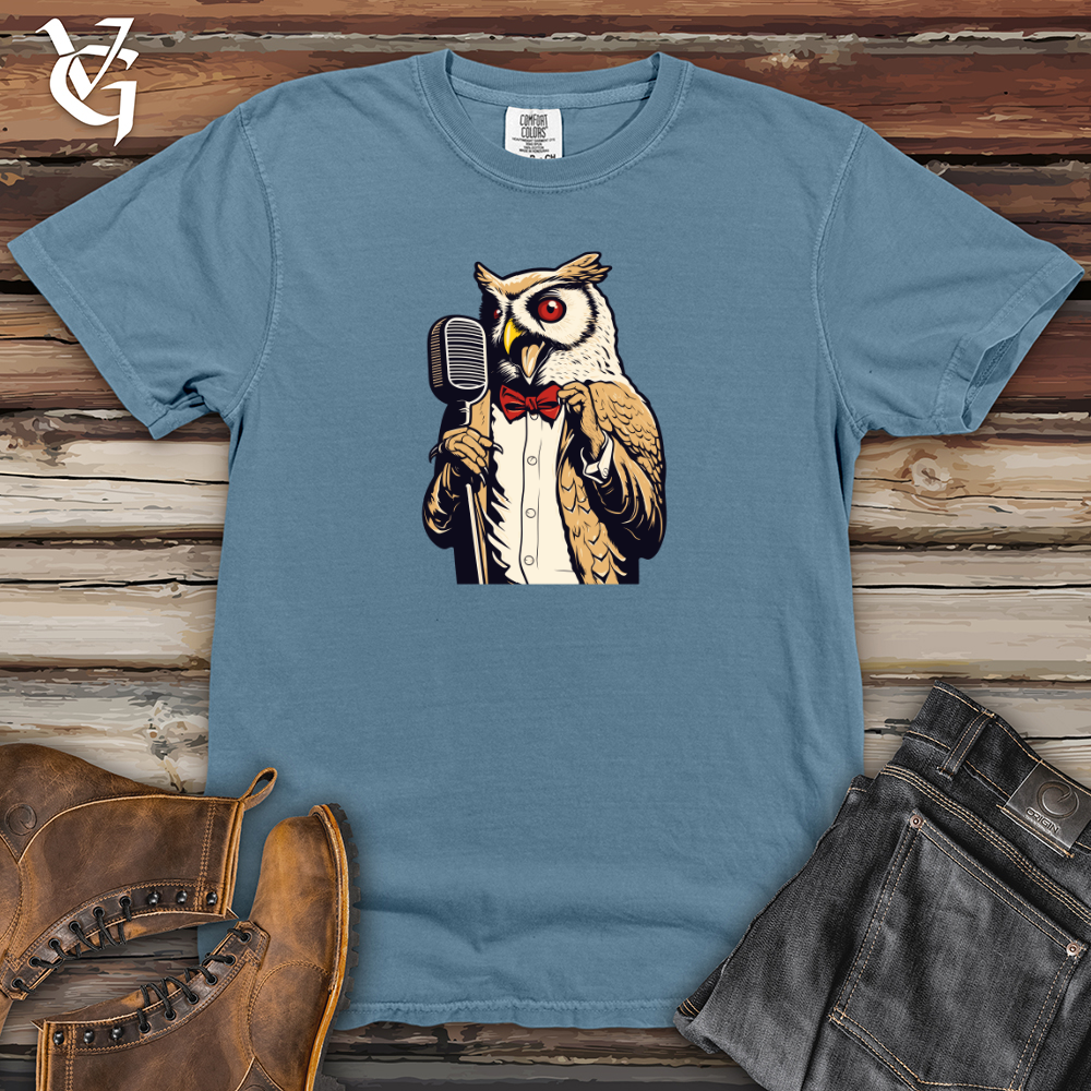 Vintage Melodic Owl 01 Heavy Cotton Comfort Colors Tee