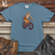 Cheetah Bicycle Chase Heavy Cotton Comfort Colors Tee