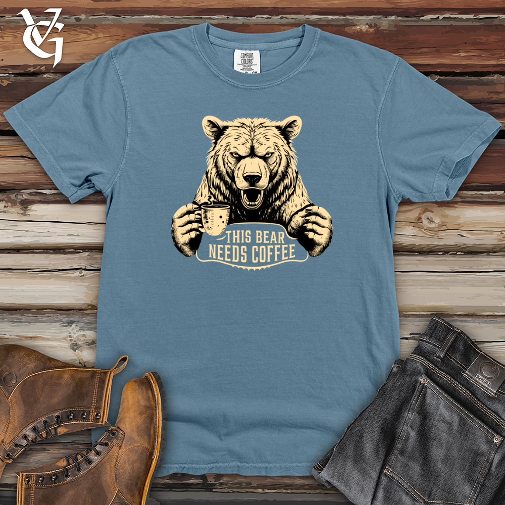 Roar & Pour Bear Heavy Cotton Comfort Colors Tee