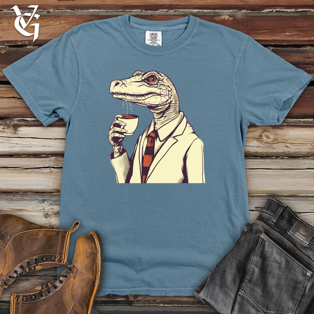Coffeetime Lizard Tranquility Heavy Cotton Comfort Colors Tee