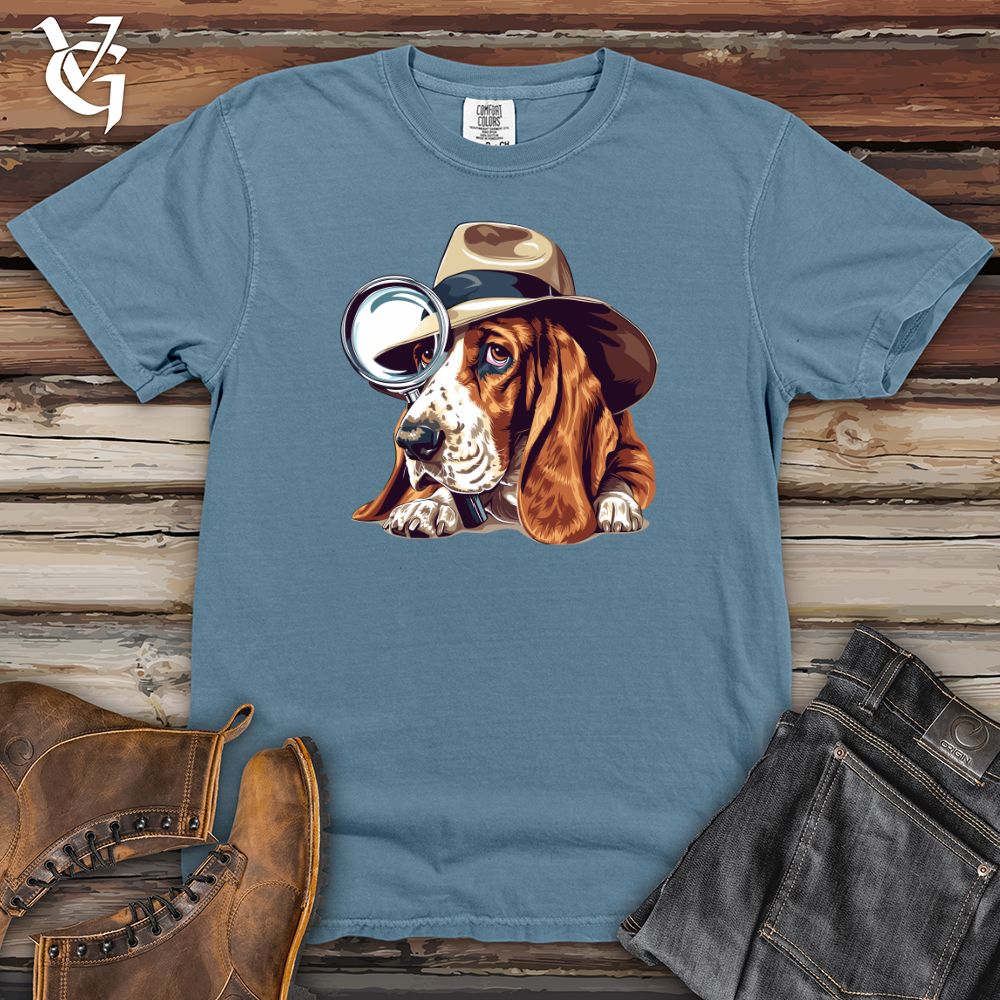 Basset Hound Holmes Heavy Cotton Comfort Colors Tee