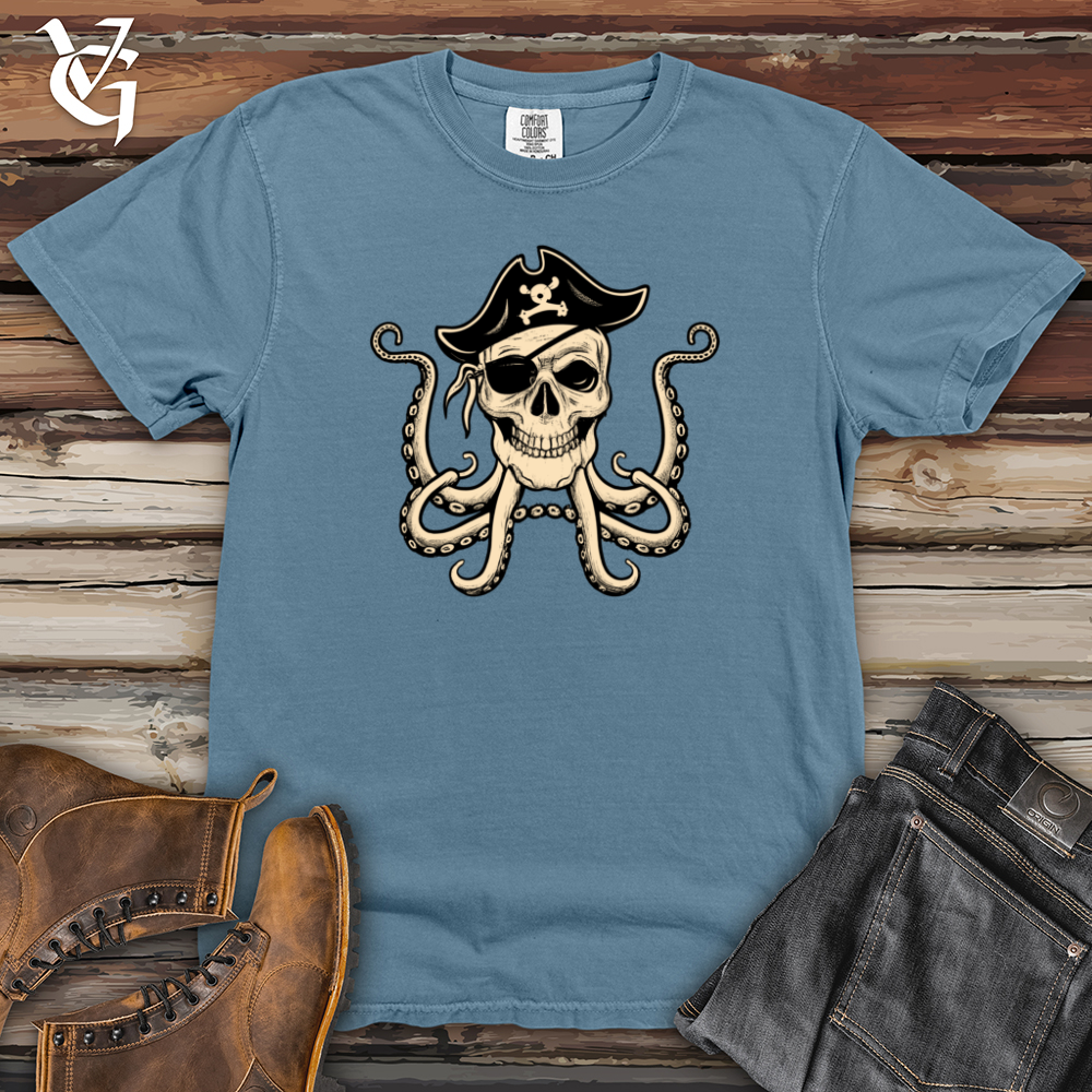 Octopus Pirate Heavy Cotton Comfort Colors Tee