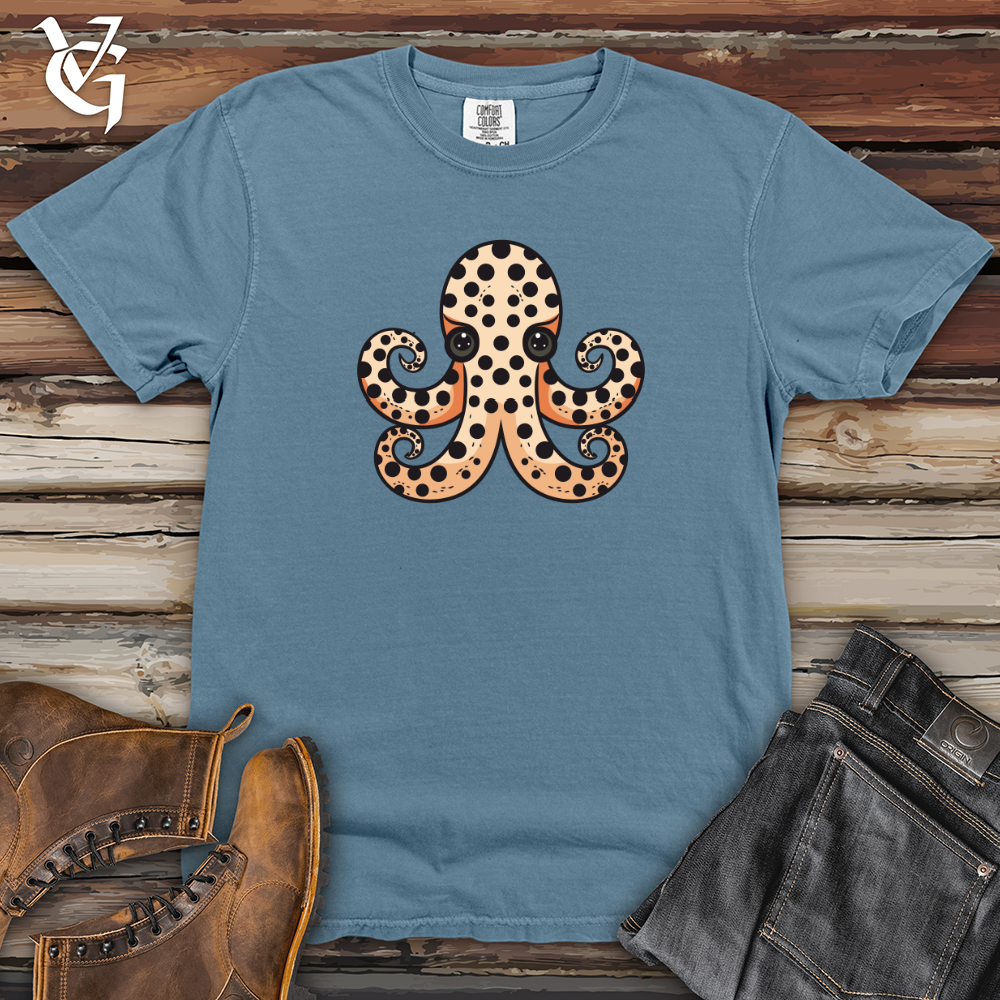 Polka Dot Octopus Heavy Cotton Comfort Colors Tee