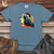 Retro Surfing Raven Heavy Cotton Comfort Colors Tee