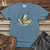 Retro Groove Whale Heavy Cotton Comfort Colors Tee