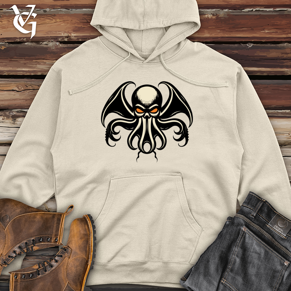 Retro Batctopus Midweight Hooded Sweatshirt