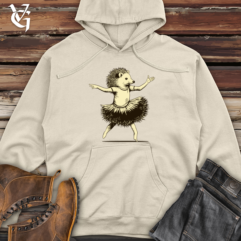 Hedgehog Ballet Spin Midweight Hooded Sweatshirt