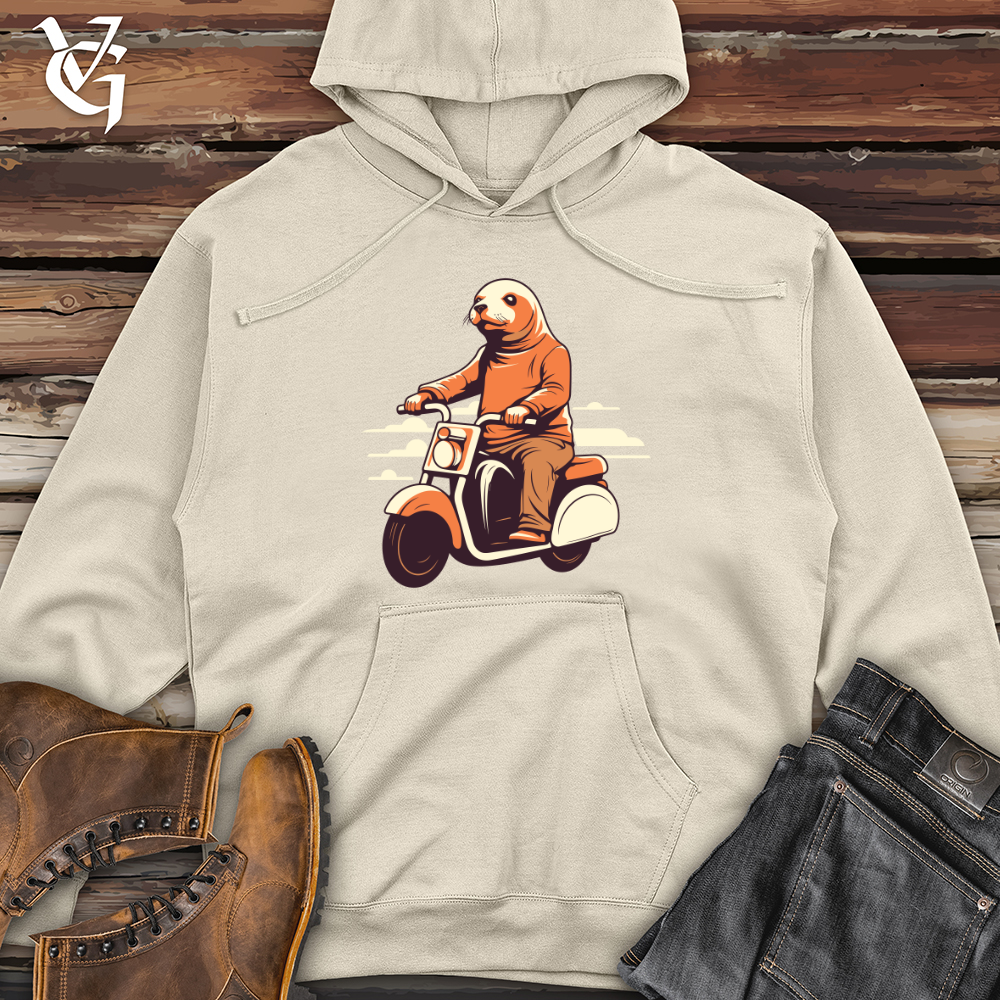 Seal Scooter Cruise Midweight Hooded Sweatshirt