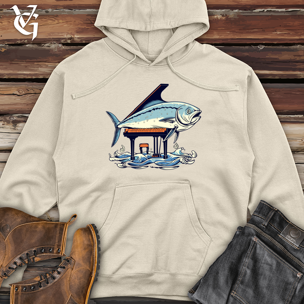 Tuna Piano Midweight Hooded Sweatshirt