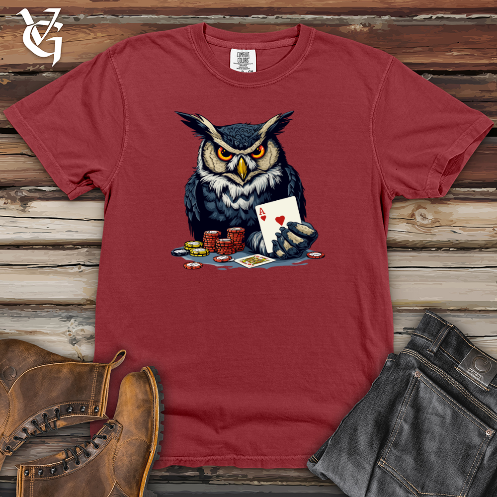 Black Jack Owl Heavy Cotton Comfort Colors Tee