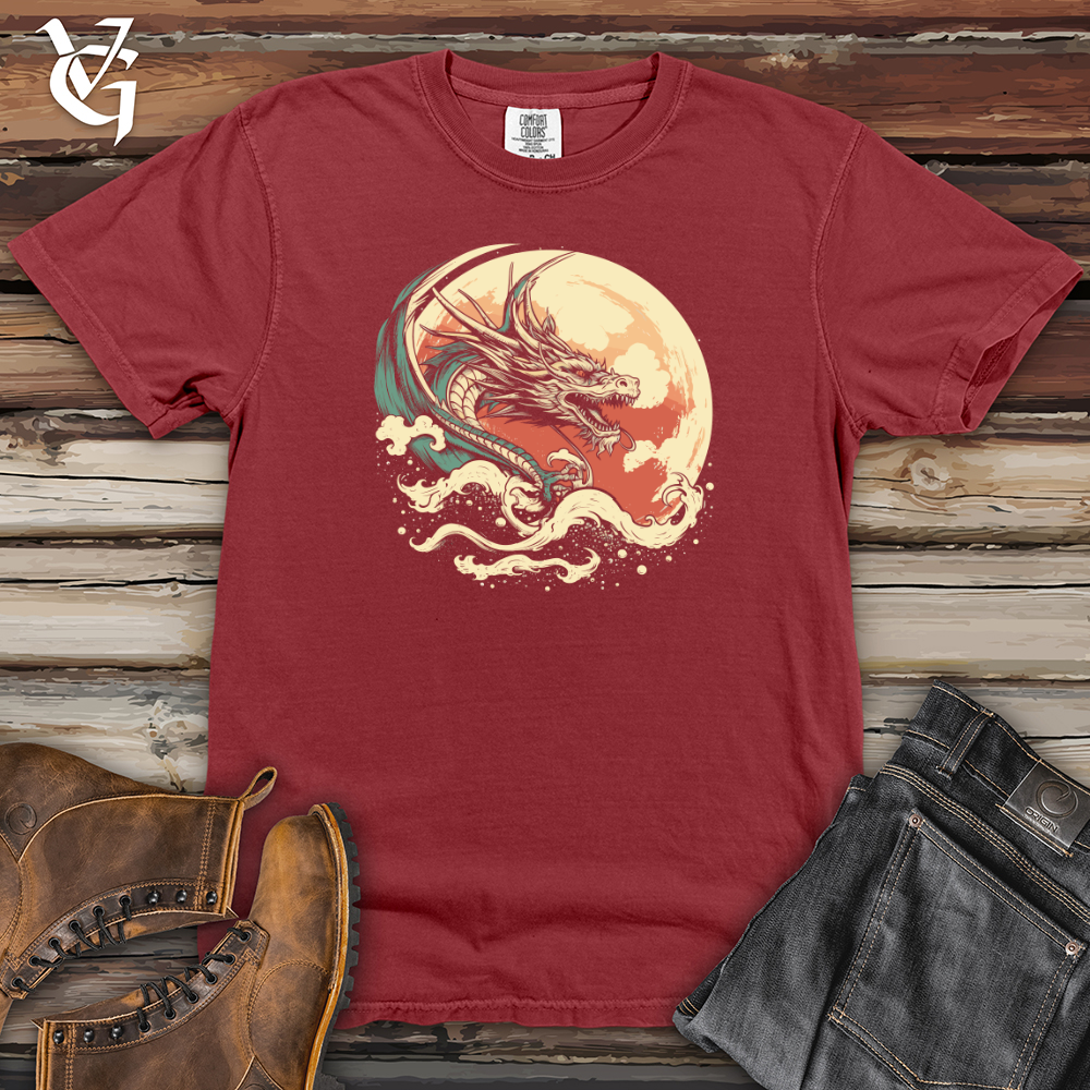 Dragon's Cosmic Flight Journey Heavy Cotton Comfort Colors Tee