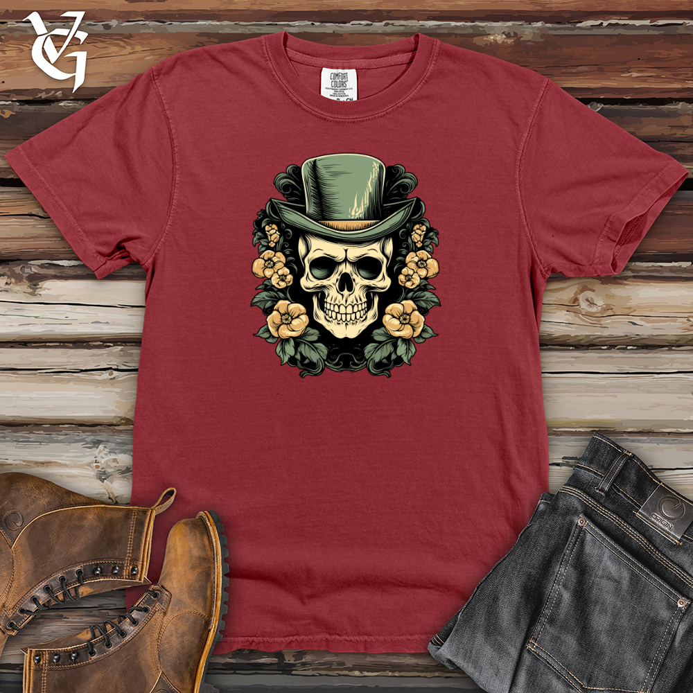 Vintage Skull Valor Heavy Cotton Comfort Colors Tee