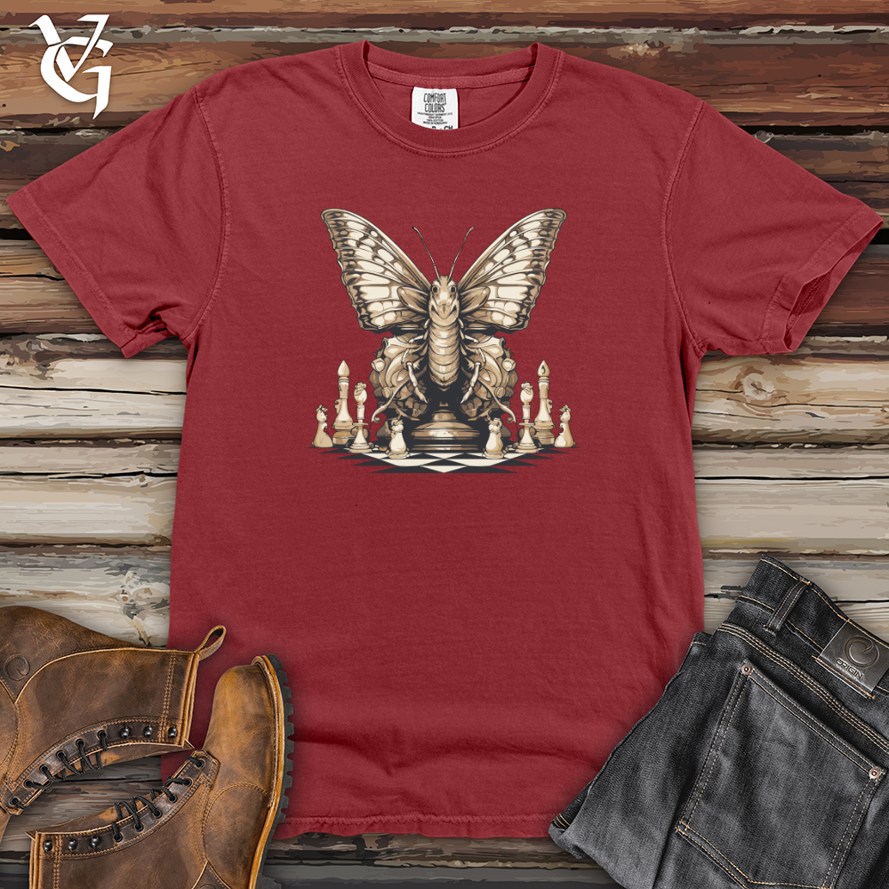 Moth Strategy Flutter Chess Checkmate Heavy Cotton Comfort Colors Tee