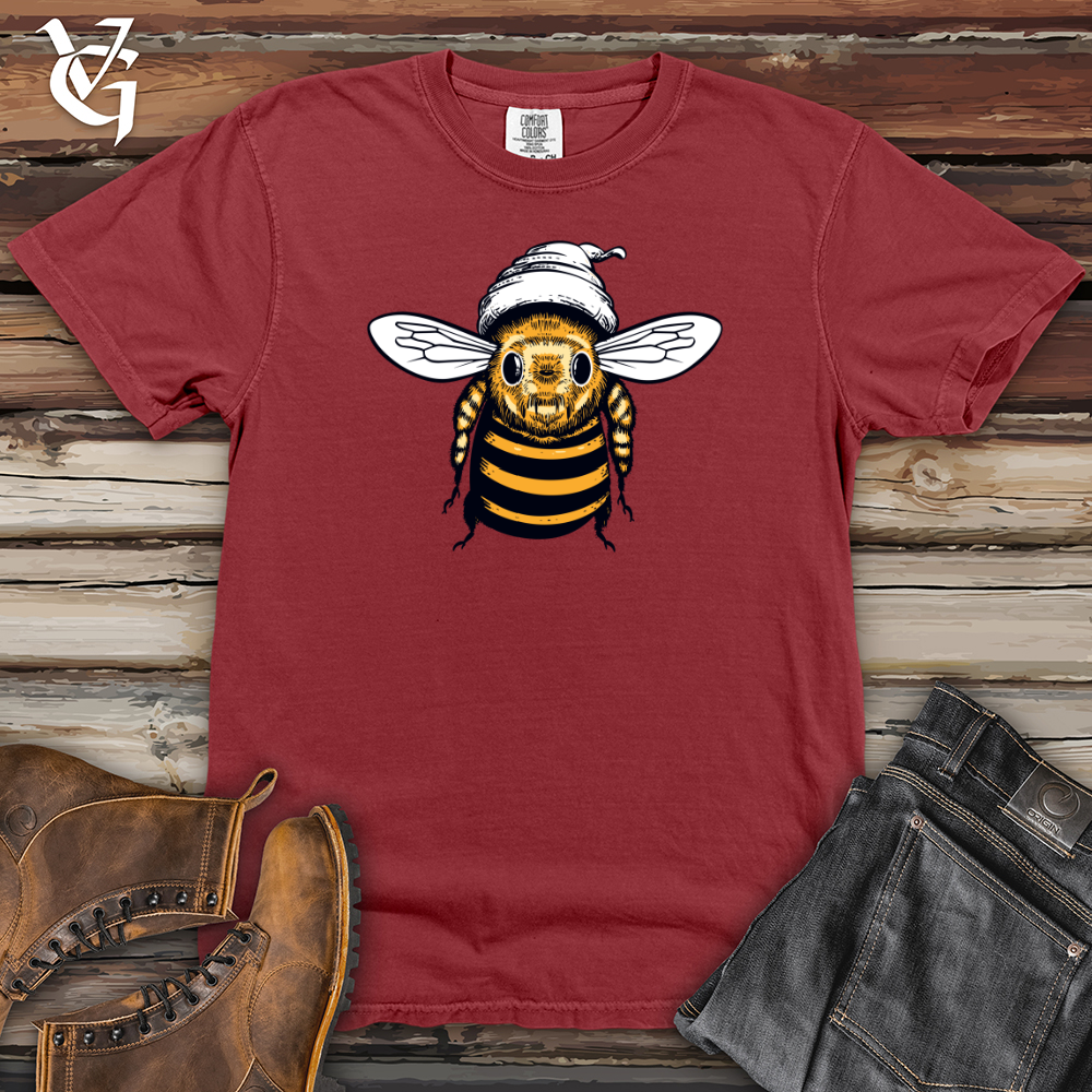 Bee in a Beanie Heavy Cotton Comfort Colors Tee