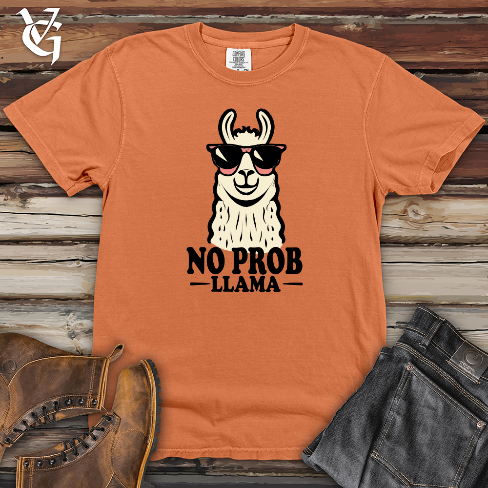 No Prob llama Heavy Cotton Comfort Colors Tee