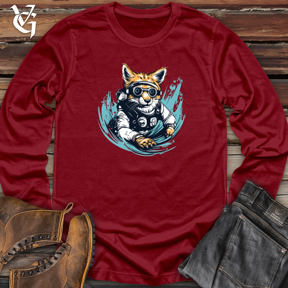 Retro Dive Fox Long Sleeve