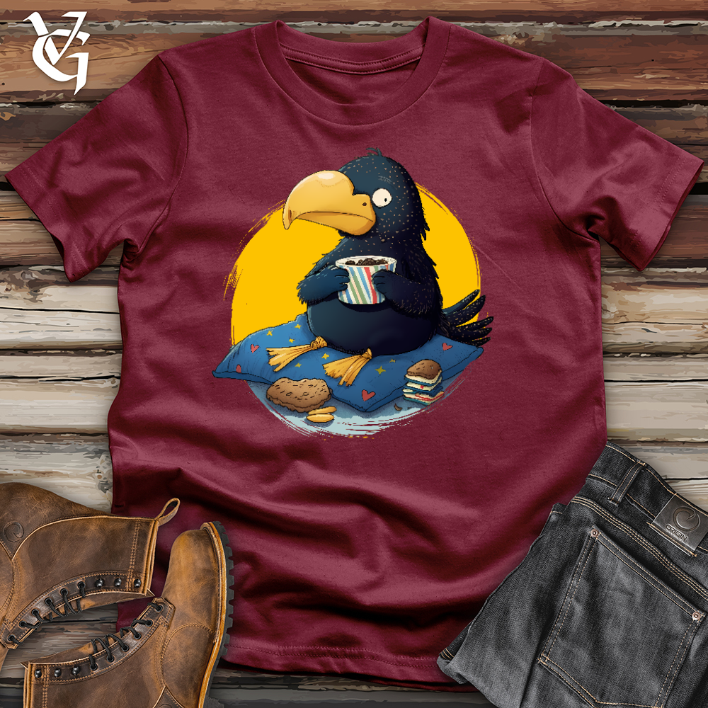Cookie Eating Black Bird Cotton Tee