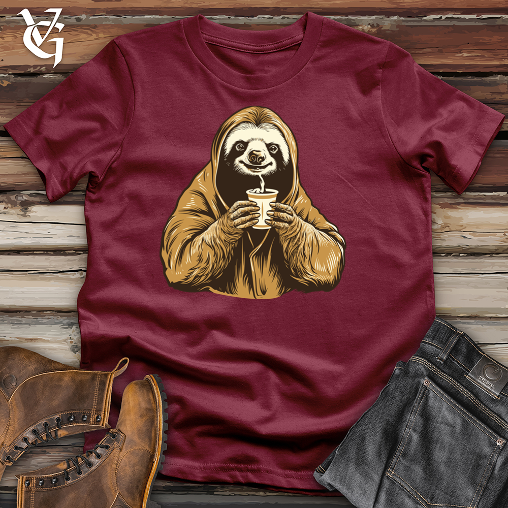 Caffeinated Sloth Bliss Cotton Tee