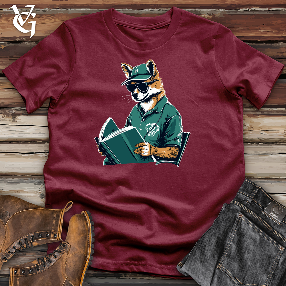Fox Reading Book Cotton Tee
