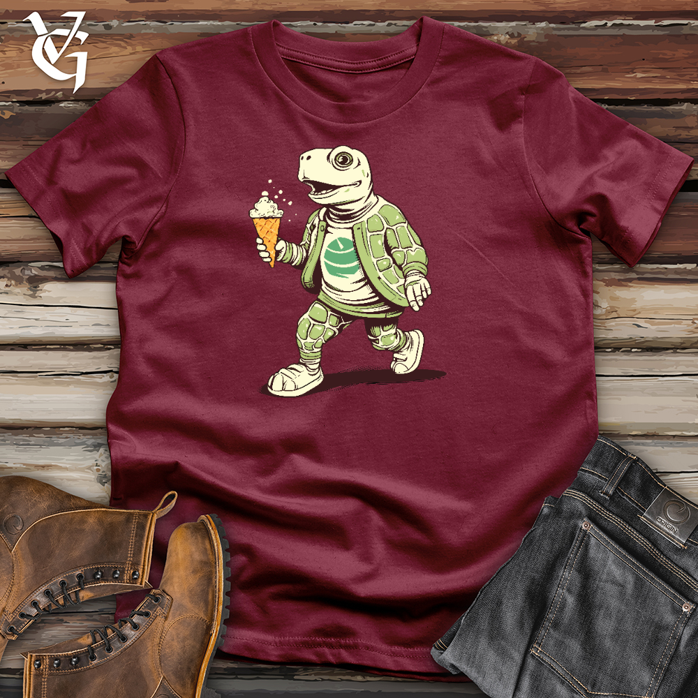 Rolling Turtle Treat Cotton Tee