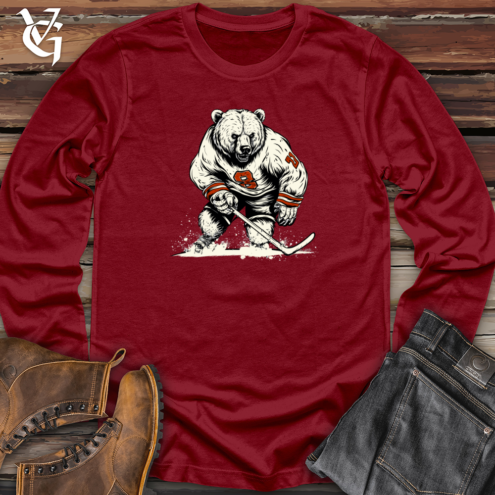 Retro Rink Bruin Long Sleeve