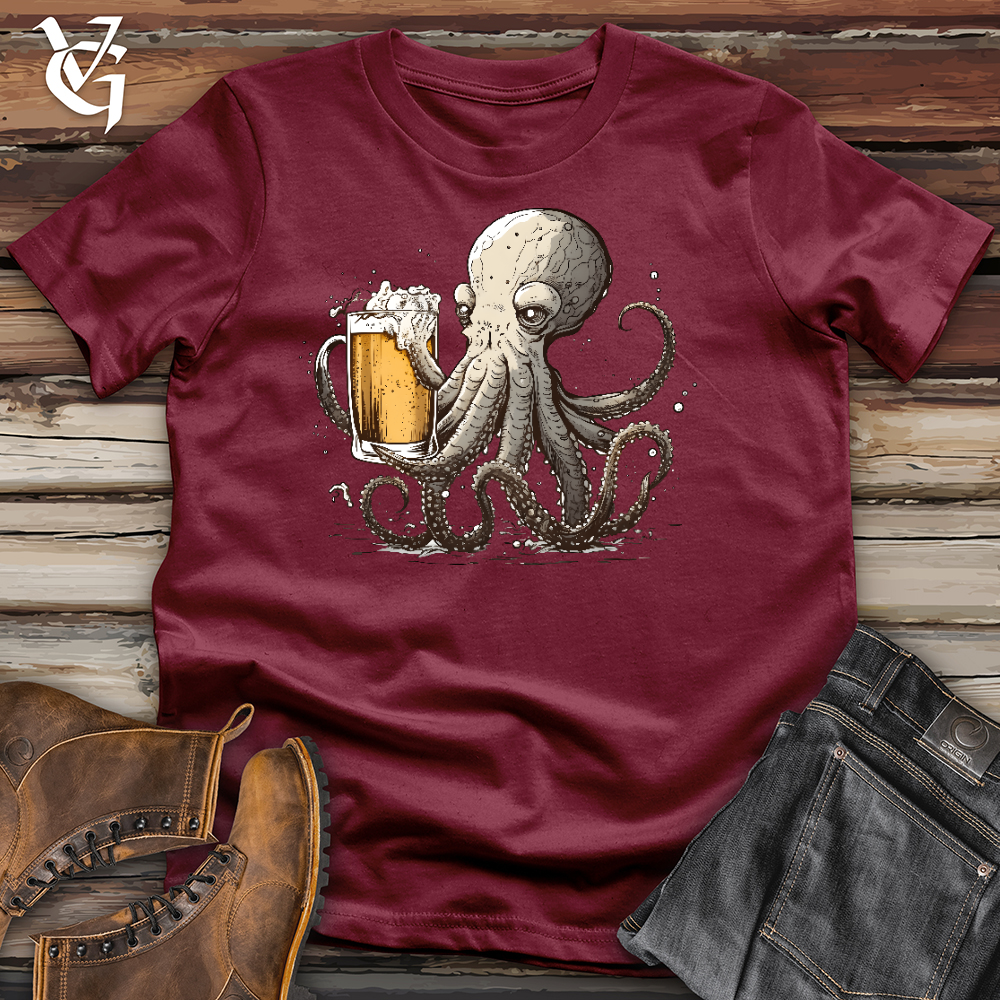 Octopus Happy Hour Cotton Tee