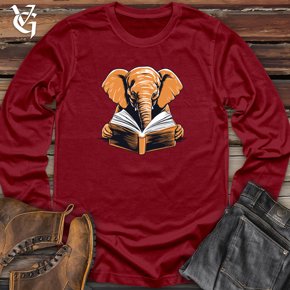 Bookish Pachyderm Long Sleeve