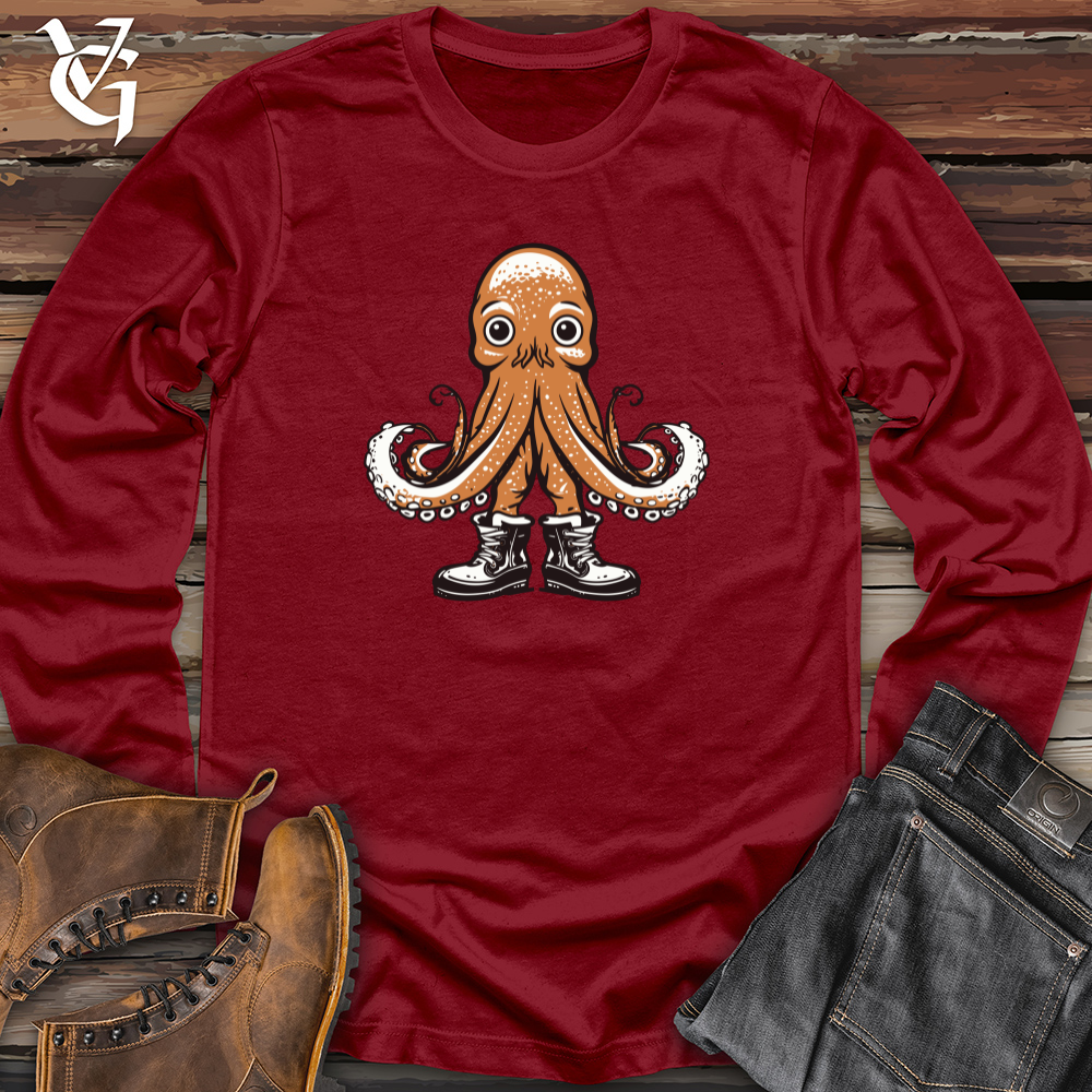 Retro Snow Boot Octopus Long Sleeve