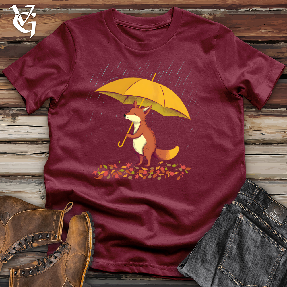 Fox In The Rain Cotton Tee