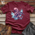 Octopus Playing The Flute Cotton Tee