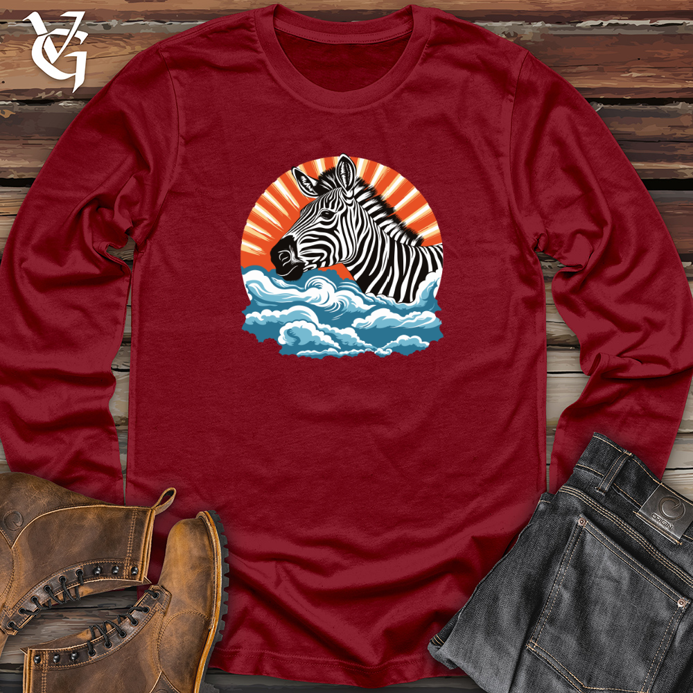 Zebrasky Clouds Long Sleeve