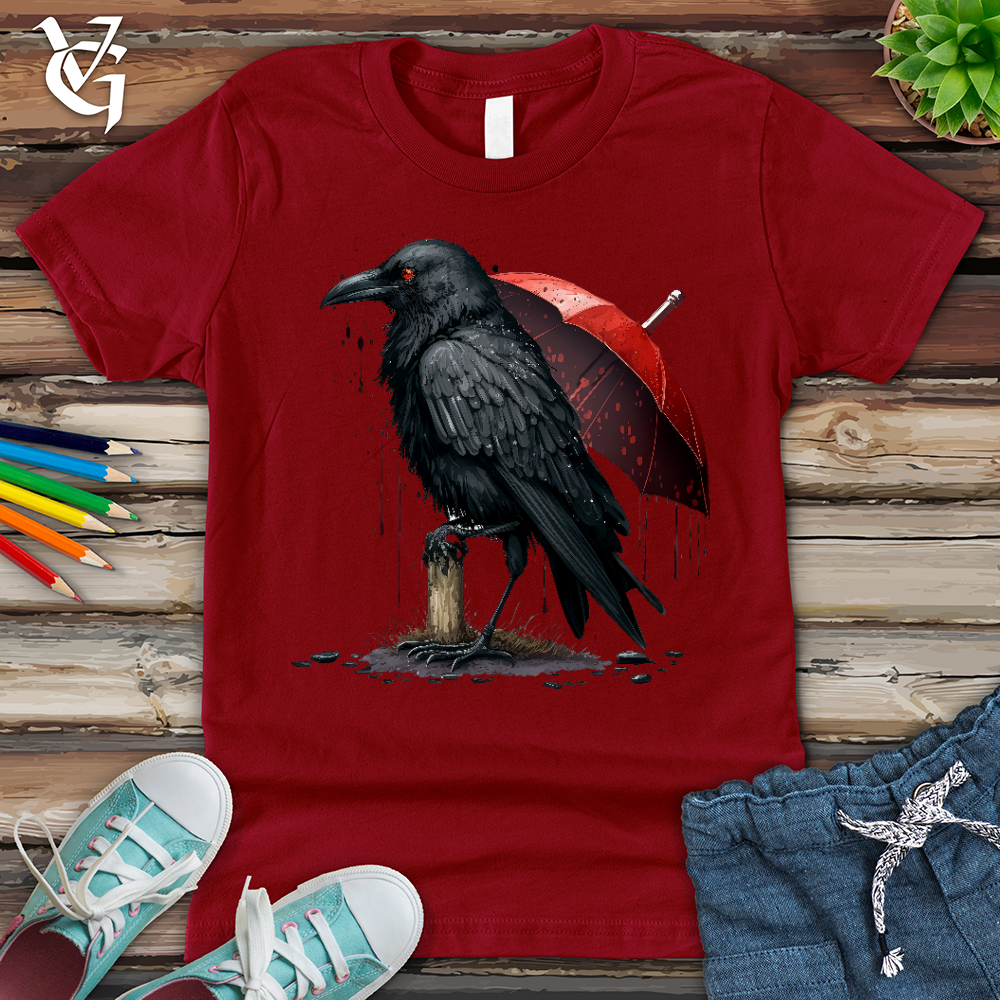 Raven in the Rain Youth Tee