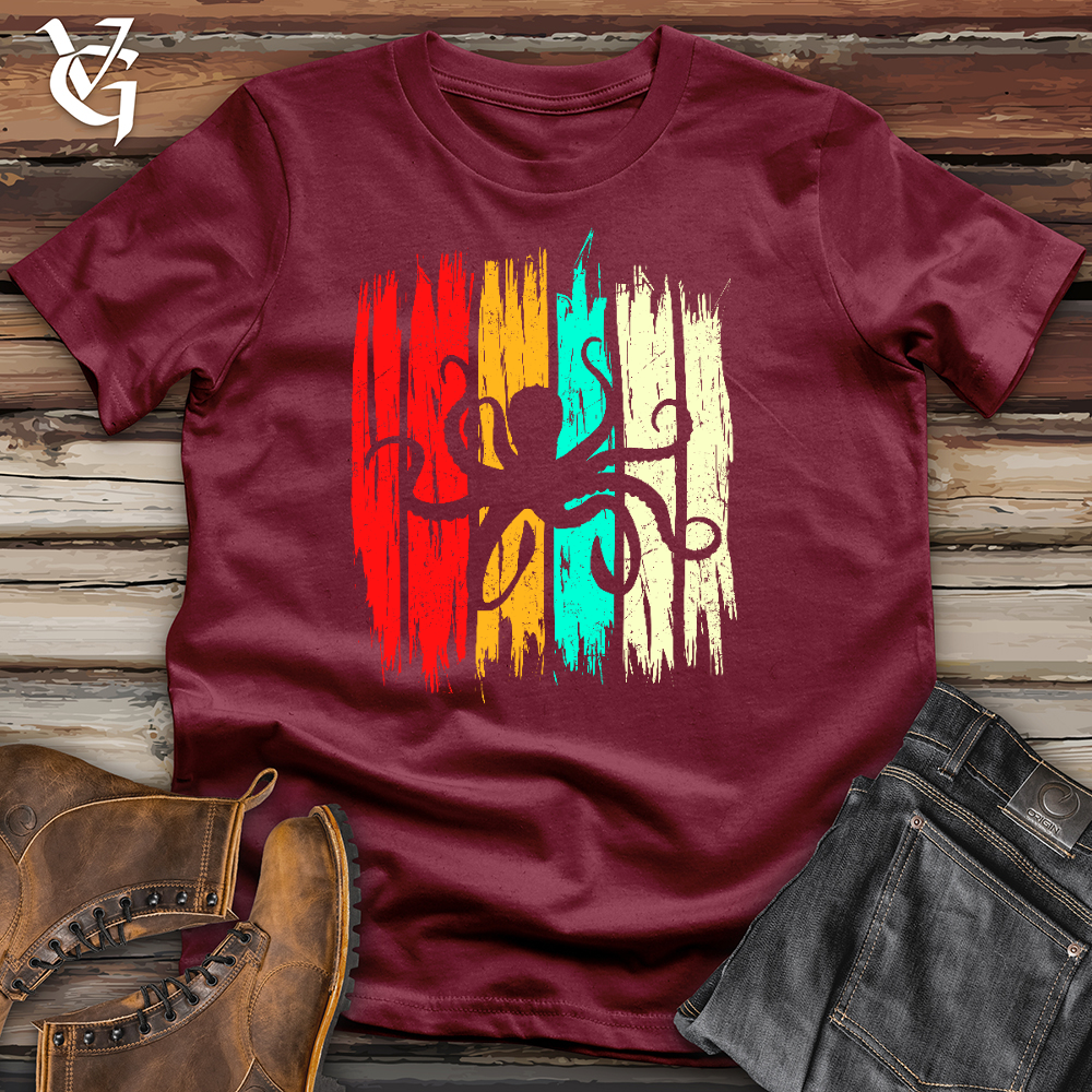 Retro Octopus Cotton Tee