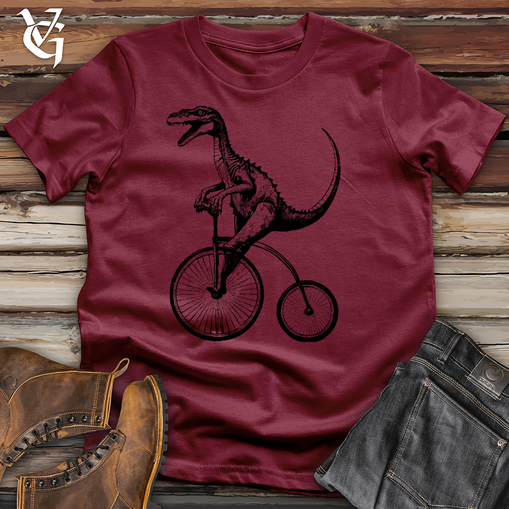 Dinosaur Cyclist Cotton Tee